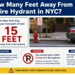how many feet away from fire hydrant nyc