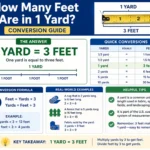 How Many Feet Are in 1 Yard