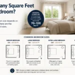 how many square feet is a bedroom