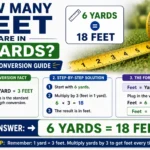 how many feet are in 6 yards