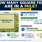 how many square feet are in a mile