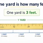 One yard is how many feet?