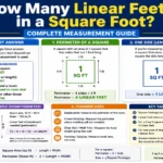 how many linear feet in a square foot