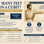 how many feet are in a cubit