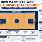 how many feet wide is a basketball court