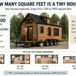 how many square feet is a tiny house