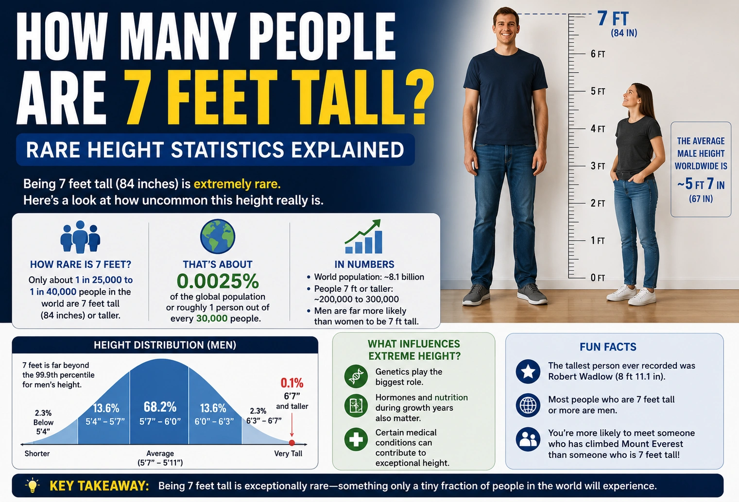how many people are 7 feet tall