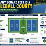 how many square feet is a pickleball court