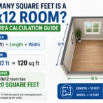 how many square feet is a 10x12 room