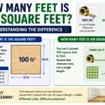 how many feet is 100 square feet