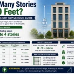 how many stories is 40 feet