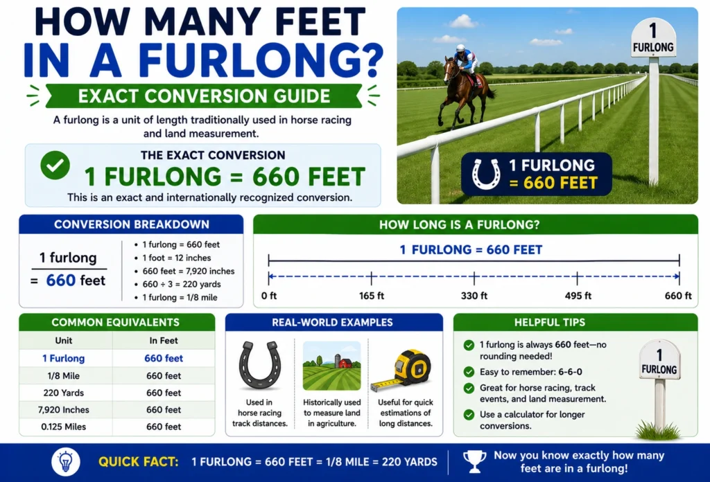 how many feet in a furlong