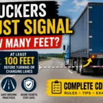 truckers must signal how many feet before turning or changing lanes