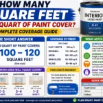 how many square feet will a quart of paint cover