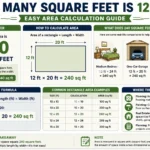 how many square feet is 12x20