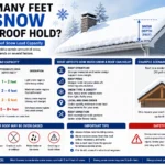 how many feet of snow can a roof hold