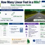 how many linear feet in a mile