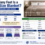 how many feet is a king size blanket