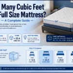 how many cubic feet is a full size mattress