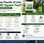 how many pounds of lime per 1,000 square feet