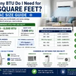 how many BTU do I need for 350 square feet