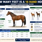 how many feet is a 16 hand horse.