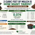2 cubic feet of mulch is how many yards