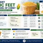 how many cubic feet in a bushel of corn