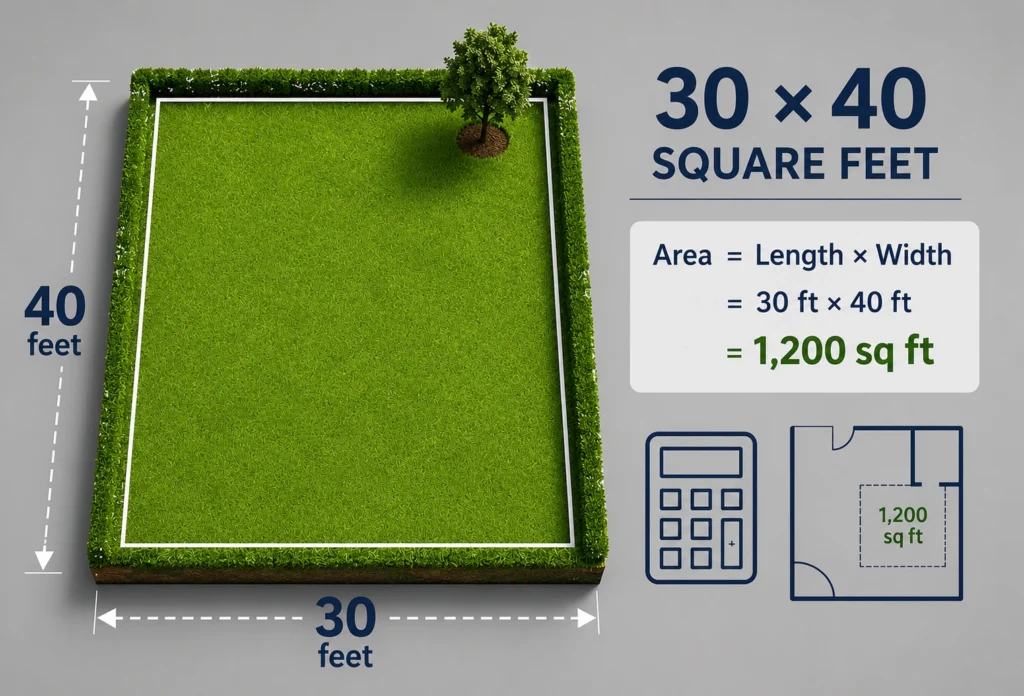 30x40 how many square feet