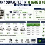how many square feet in 10 yards of concrete
