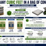 how many cubic feet are in a bag of concrete