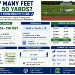 how many feet are 50 yards