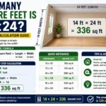 how many square feet is 14x24
