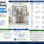 how many cubic feet is a fridge
