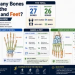 how many bones are in the hands and feet