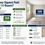 If you're wondering how many square feet are in a 12×14 room, the answer is 168 square feet.