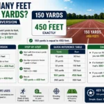 How Many Feet Is 150 Yards