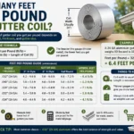 How Many Feet per Pound of Gutter Coil