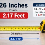 How Many Feet in 26 Inches