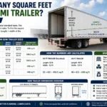 How Many Square Feet Is a Semi Trailer