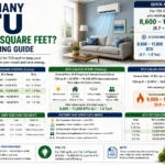 How Many BTU for 720 Square Feet