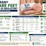 how many square feet are in a roll of insulation
