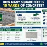 How Many Square Feet Is 10 Yards of Concrete?