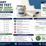 how many square feet will one quart of paint cover