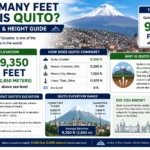 how many feet high is quito
