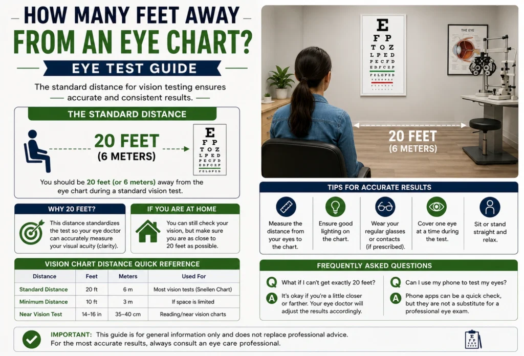 How Many Feet Away From an Eye Chart