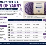 how many feet in a skein of yarn