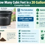 How Many Cubic Feet in a 20 Gallon Pot