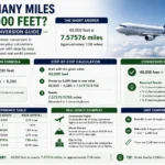 how many miles is 40,000 feet