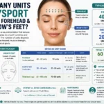 How Many Units of Dysport for Forehead & Crow's Feet